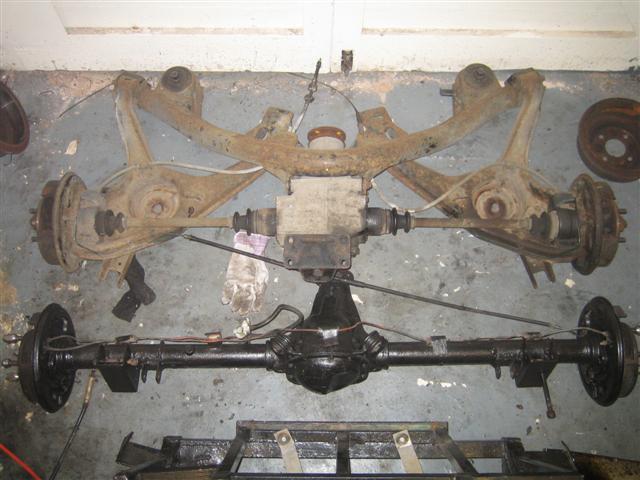 Cortina axle and sierra beam